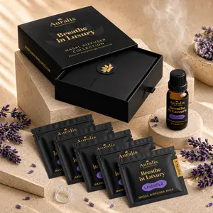 Auralis Signature Set – 10ml Essential Oil & 5 Wearable Nasal Diffuser Rings