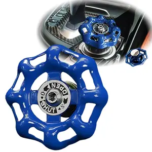 Premium Car Dashboard & Gear Shift Stickers, Customizable AC, Radio & Start Button Covers, Blackout or Carbon Fiber Style, Perfect Car Accessory Gift