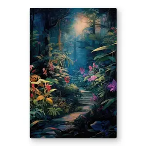 MWW C1MP2030NZVLFW 20 x 30 in. Against All Odds - Pink Metal Print Wall Art for Home Decor - Unique Art