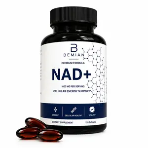 BEMIAN NAD+ Supplement | Energy, Focus & Healthy Aging Support | 60 Capsules