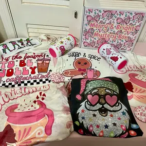 Christmas Box - Pick Your Side T-Shirt and Get a Tumbler or Glass/Plastic/Frosted Libbey - Drink-ware