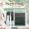 YOULUCK 5D Soft Mink Individual False Eyelash Cluster Kit for Adults - Fluffy Dramatic Clusters, Moonlight & Aura Styles, Waterproof Long-Lasting, Ultra-Thin Invisible Band, Bond, Adhesive & Remover, Lightweight Handmade DIY Eyelash Extensions Set