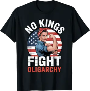 No Kings Fight Oligarchy T-Shirt - Domonicdo Shop 25B0FD8B6THZ