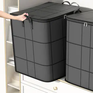 Large-Capacity Clothes Storage Bag, 1 Count Foldable Clothes Storage Organizer, Multipurpose Storage Bag for Bedroom, Dormitory & Home