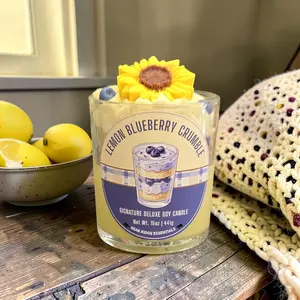Lemon Blueberry Crumble - Signature Deluxe Candle