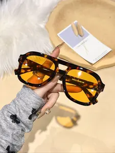 Classic Retro Double Bridge Fashion Sunglasses for Everyday, Street, Parties, Pool Events, Couples, Outdoor, Beach Vacations