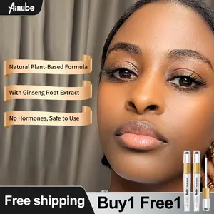 Ainube Lashgrow Serum,Promotes Natural Lash Growth for Longer, Thicker Lashes | Powered by Plant-Based Extraction Technology | Ginseng Root Nourishes Lash Roots & Enhances Growth | Gentle & Non-Irritating