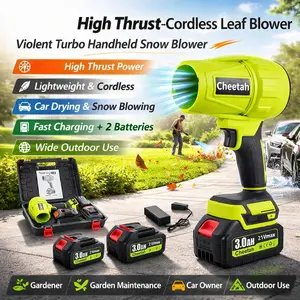 SEEVOLX High Thrust-Cordless Leaf Blower - Violent Turbo Handheld Snow Blower, Lightweight Design, Gardener,Garden Mainte,Car Owner,Suitable for Car Drying After Wash & Outdoor Use
