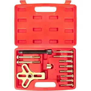 13pc Steering Wheel Flywheel Puller Set Crankshaft Pulley Removal Harmonic Balancer Pulling Tool Kit