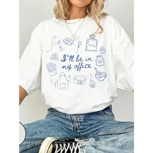 Women's T-Shirt 100% Breathable Cotton|Baking Shirt Baker Shirt For Cooking Shirts For Baking Moms Gift For Bakers Cookie Mom Shirt Funny Baking Gift For Home Baker,100% Cotton