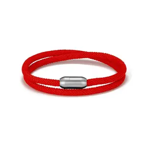 Adventure Rope Bracelet - Outdoor Survival Wristband with Magnetic Clasp