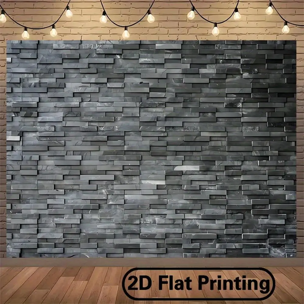 2D Flat Realistic-Look Polyester Stone Wall Panel, Modern Stylish Artistic Wall Decor, High-Quality Interior Design Accent for Living Space, Kitchen Counter,summerwins