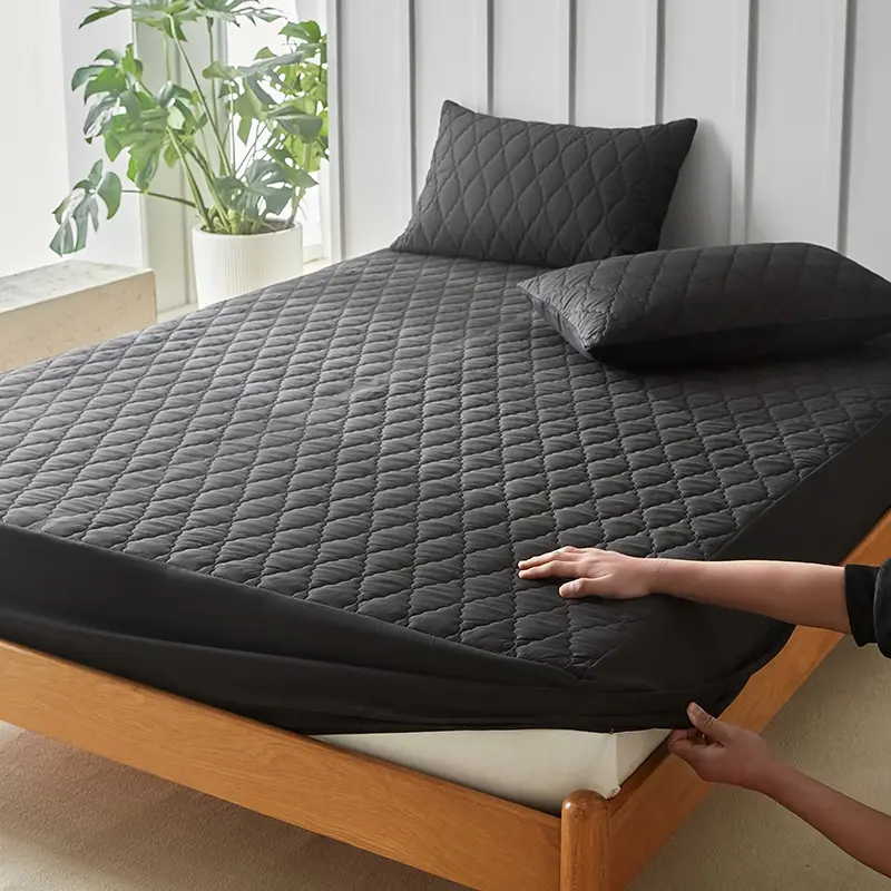 Pure Waterproof Bed Sheet, Waterproof Bed Cover, Polyester Bedding, Ultimate Comfort Breathable Material, Fits All Mattress Sizes, Easy Care Durable Design, Waterproof Washable
