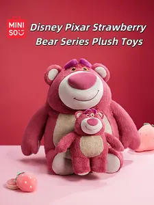 【Holiday Gift】Disney Pixar Strawberry Bear Plush Toys – Adorable Scented Stuffed Animals | Soft Cuddly Collectibles, Perfect Sweet Gift for Her & Toy Story Fans| Shopping Bag  , Holiday & Holiday Haul