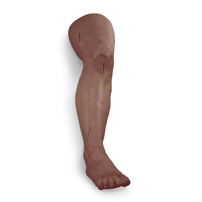 Simulaids Suture Practice Leg – Dark Skin Tone