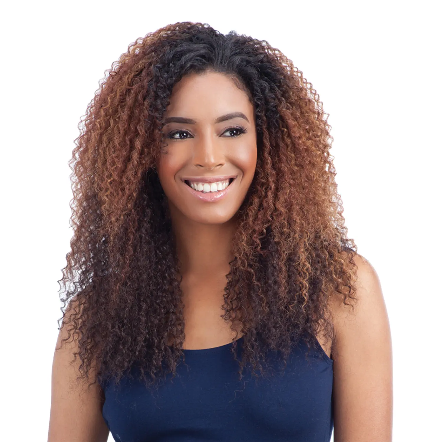 FreeTress Equal Milan Girl Synthetic Curly Heat Resistant Full Cap Drawstring Full Machine Wig, Synthetic Curly Wigs, Heat Resistant Wigs