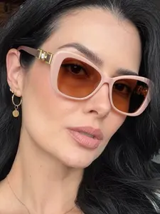 Retro Cat Eye Fashion Glasses Unisex Alloy Temple Tips Imitation Pearl Decor Classic Frame Trendy Eyewear for Men Women