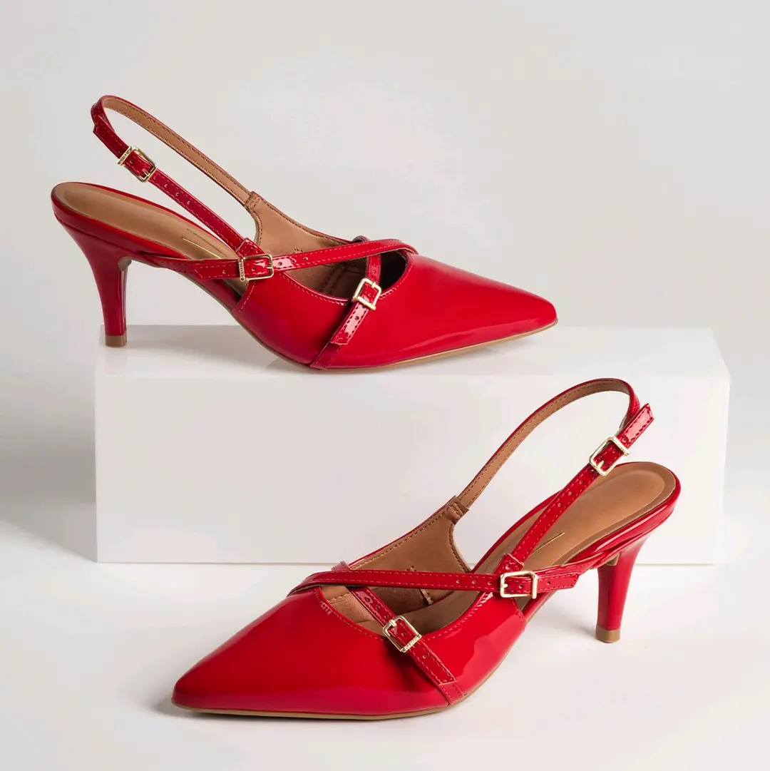 Vizzano Red Kitten Heel for Women - Comfortable Footwear for Walking Weight Girl pashion heels cavalli heels Women's Stiletto Elegant pencil skirt Fashion Shoe
