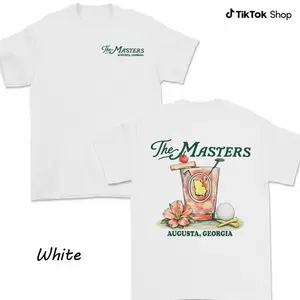 The Masters Augusta Georgia Golf Cocktail Shirt For Men For Women, Augusta Souvenir Tee, Azalea Drink Graphic, Tournament Keepsake Gift, Trendy Unisex Shirt