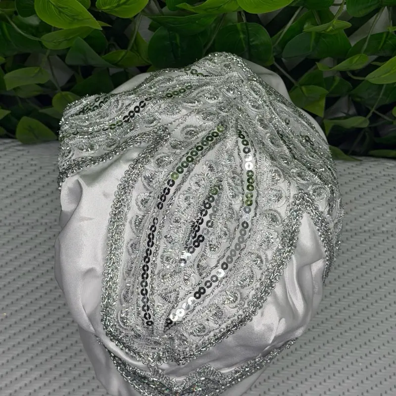 Satin Gorro - Santería Obbatala, Ifa, Osha Palo Ritual Accessory