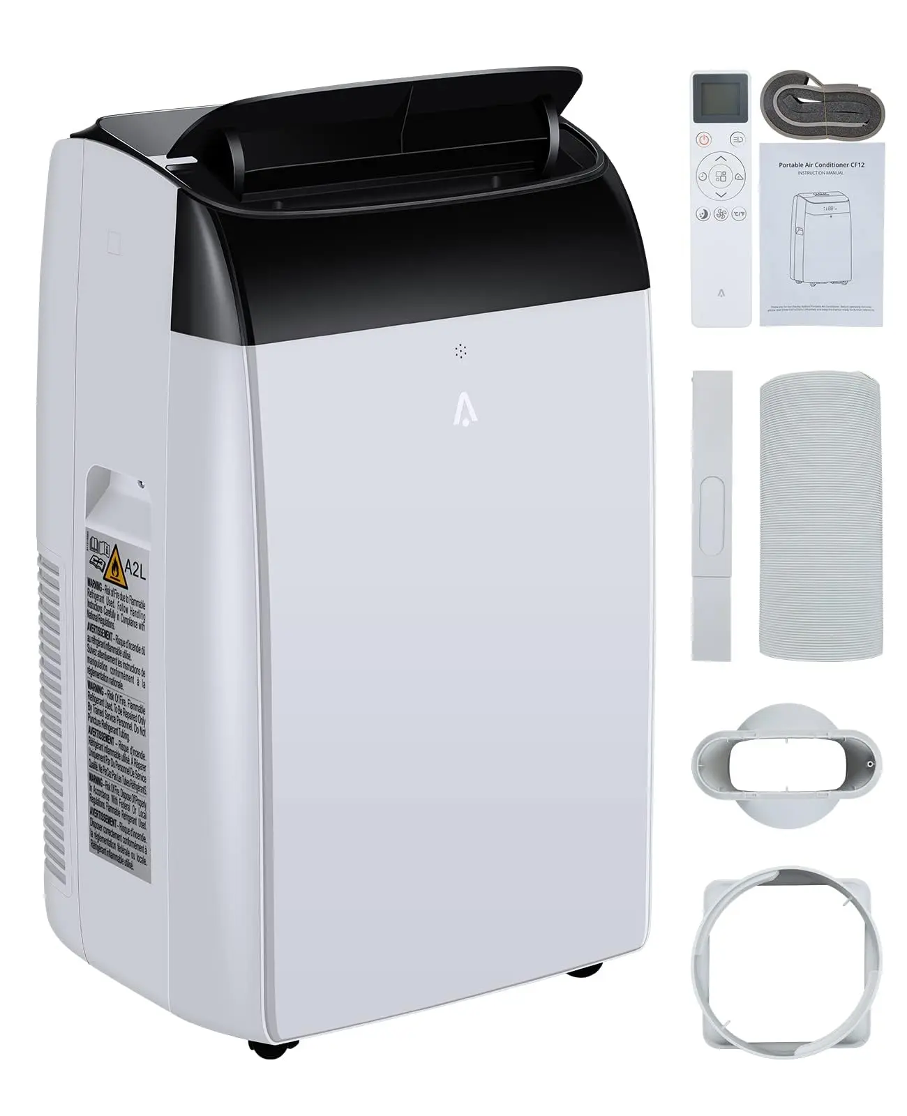 14000 BTU Portable Air Conditioner. 3-in-1 AC Unit with Cool. Dehumidifier. Fan. Follow Me Smart Mode & 24H Timer. Cools up to 750 Sq. Ft. Window Kit Included for Large Room/Office, Cooling Fan, Easy Setup, Smart Sensor Evaporative Air Cooler Room Aircon