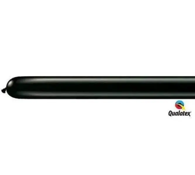 Qualatex - 260Q Qpak Onyx Black Latex Balloons 50ct