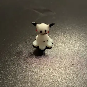 Mimikyu Glass Mini Figurine - Design - Detailed View of Product as Shown