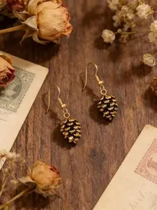 Vintage Fashion Bohemian Faux Acorn Earrings, Versatile Alloy High-End Unique Ear Jewelry, Stylish Accessory for Any