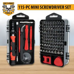Disturbed Tools 115-In-1 Mini Precision Screwdriver Set with Case