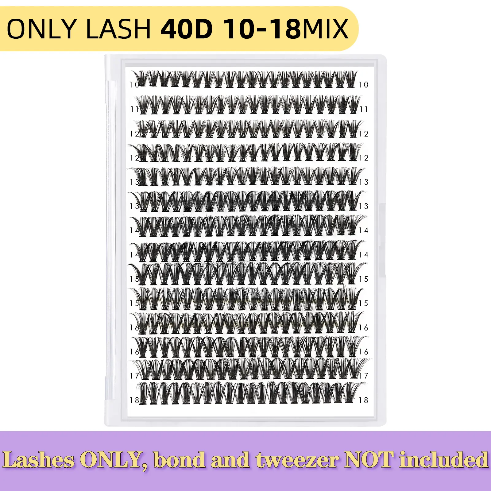 ONLY LASH 40D 10-18MIX