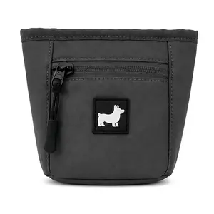 HeelSide Gear Dog Treat Training Pouch, Quick Access Wide Opening, Compact Lightweight with Front Zip Pocket