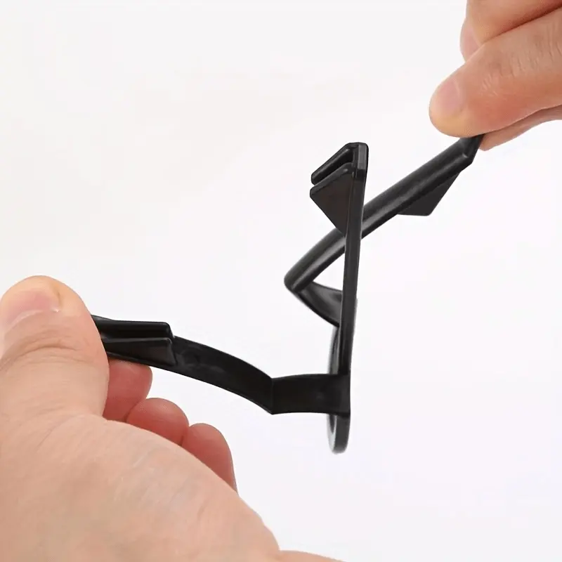2pcs Practical Plastic Garbage Bag Clip Fixed Waste Bin Bag Holder Rubbish Clip Trash Can Clamp Kitchen Gadgets