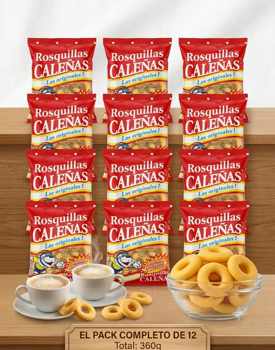 Rosquillas Caleñas 12 pack/Cassava Snacks 12 pack