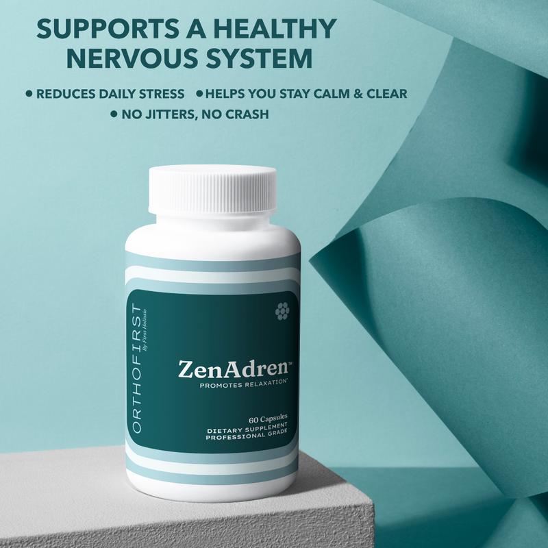 ZenAdren | Premium Ashwagandha + L-Theanine Six Ingredient Blend | Pharmaceutical-Grade for Adrenal Support & Mental Acuity