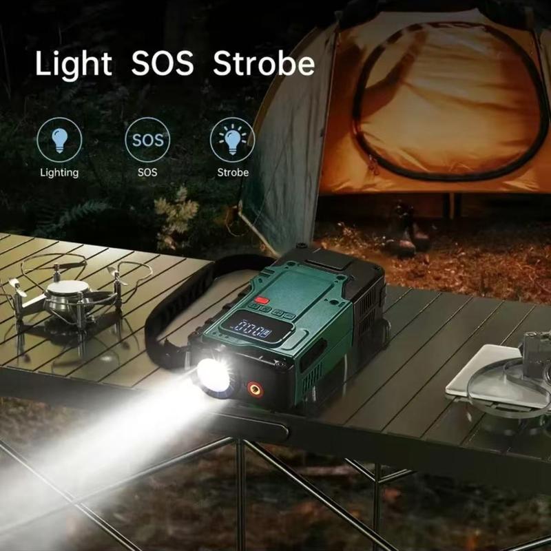 Portable Car Jump Starter with Air Compressor 4000A Battery Jump Starter for All Gas 8.0L Diesel 150PSI Tire Inflator 12V Jump Power 15000mAh Power Bank LED Light Automotive