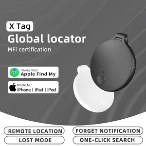 GPS Locator for iOS Phone, Anti-Loss Device, Smart GPS Tracker, Global Positioning, Remote Search, Precise Location, Find Lost Items, Compatible with Apple Devices, Airtag Compatible