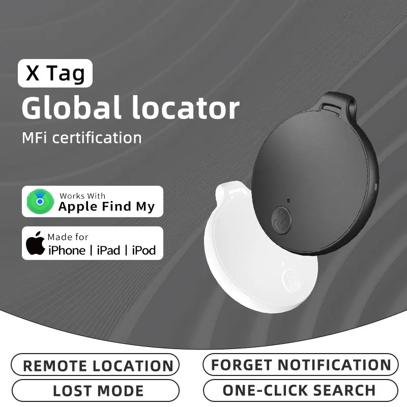 GPS Locator for iOS Phone, Anti-Loss Device, Smart GPS Tracker, GPS Tracking, Global Positioning, Remote Search, Precise Location, Find Lost Items, Compatible with Apple Devices, Anti Theft Tracking, Airtag Compatible
