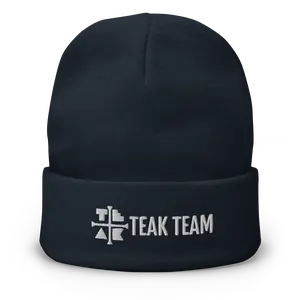Teak Team Embroidered Beanie - Teak Team Merch