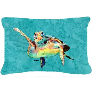 212 MAIN Turtle Theme Fabric Decorative Pillow - Indoor-Outdoor Furniture Accessory, Indoor-Outdoor Decorative Pillows