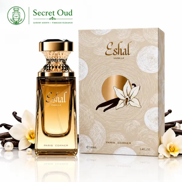Paris Corner Eshal Vanilla EDP, Women's Fragrance, Single Item, 100ml(3.4oz)