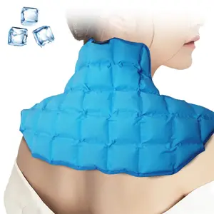 Reusable Neck & Shoulder Ice Pack Wrap, Wearable Cold Pack, Large Neck Wrap for Hot Cold Compress Relief, Hands-Free Design for Comfortable Use