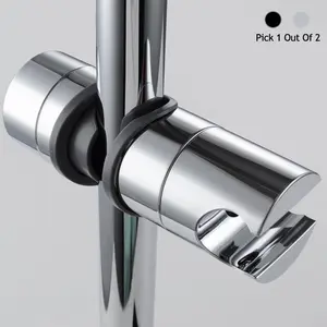 Adjustable Shower Head Bracket - 360° Rotating Bracket, Adjustable Up and Down, Easy Installation, No Tools Required, Perfect for Home and Hotel Use.