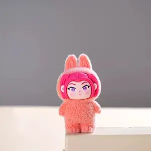 Lucky Cat Keychain Charm, Simulated Pearl Phone Chain, Bag Pendant Accessory, Feng Shui Fortune Symbol, Fluffy Bunny Keychain, Soft Keychain, Perfect Gift Idea