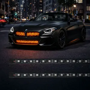 Lighting Trendz Grille Lighting Extra Bright Bundle - Flow Series with Bluetooth Controller