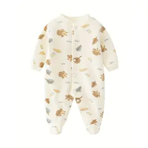 Baby Boy Onesie - Soft Long Sleeve Rompe