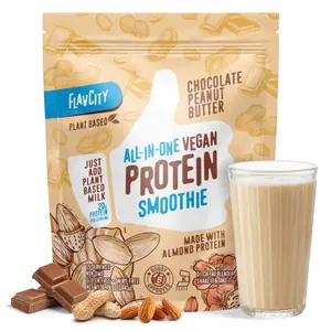 Plant-Based Chocolate Peanut Butter Protein Smoothie