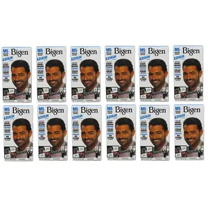 12 Pack Bigen EZ Hair Color (M5) Medium Brown