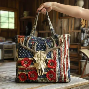 New US 250th Anniversary Edition — Quilted Shoulder Tote Bag