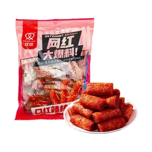 Latiao Spicy Strips, Latio Latiao Gluten Chinese Casual Snacks, La Tiao Spicy Sticks, Latio , 188g/6.63oz per Pack