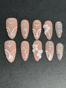 White flower nails